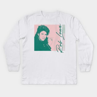 Rob Lowe / / / 80s Aesthetic Fan Art Design Kids Long Sleeve T-Shirt